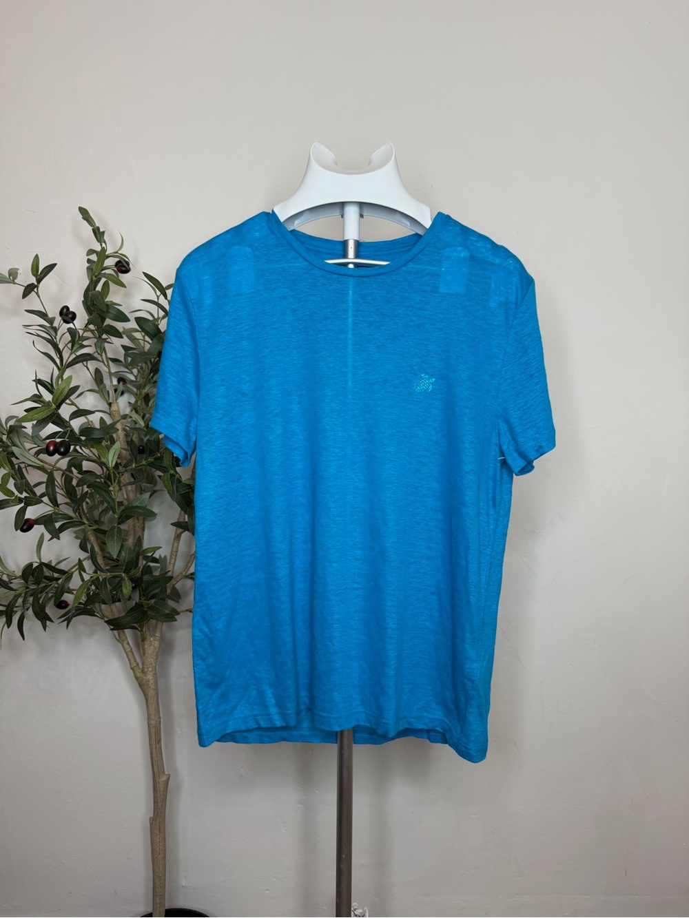 Vilebrequin Bright Turquoise Short Sleeve Crew T-Shirt